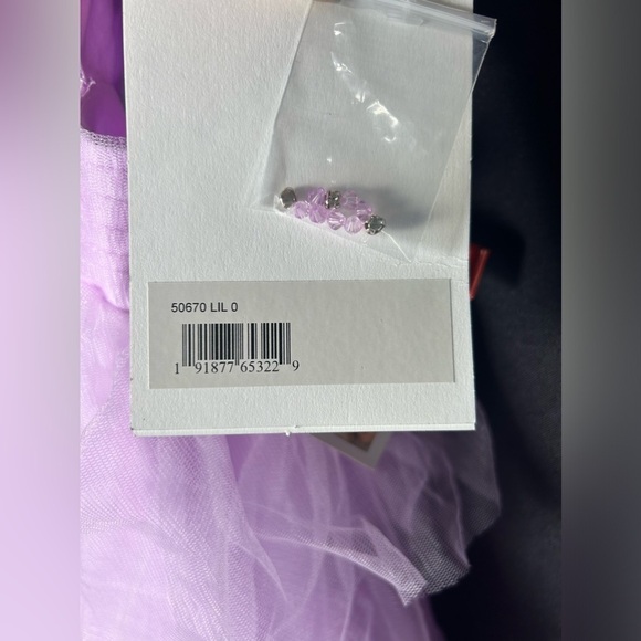 MAC DUGGAL 50670 NWT Ruffle Tiered Tulle Cut Out Gown - Picture 6 of 9